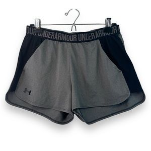 UNDER ARMOIR  Women Loose Shorts Large L Heathear Performance Shortie Short